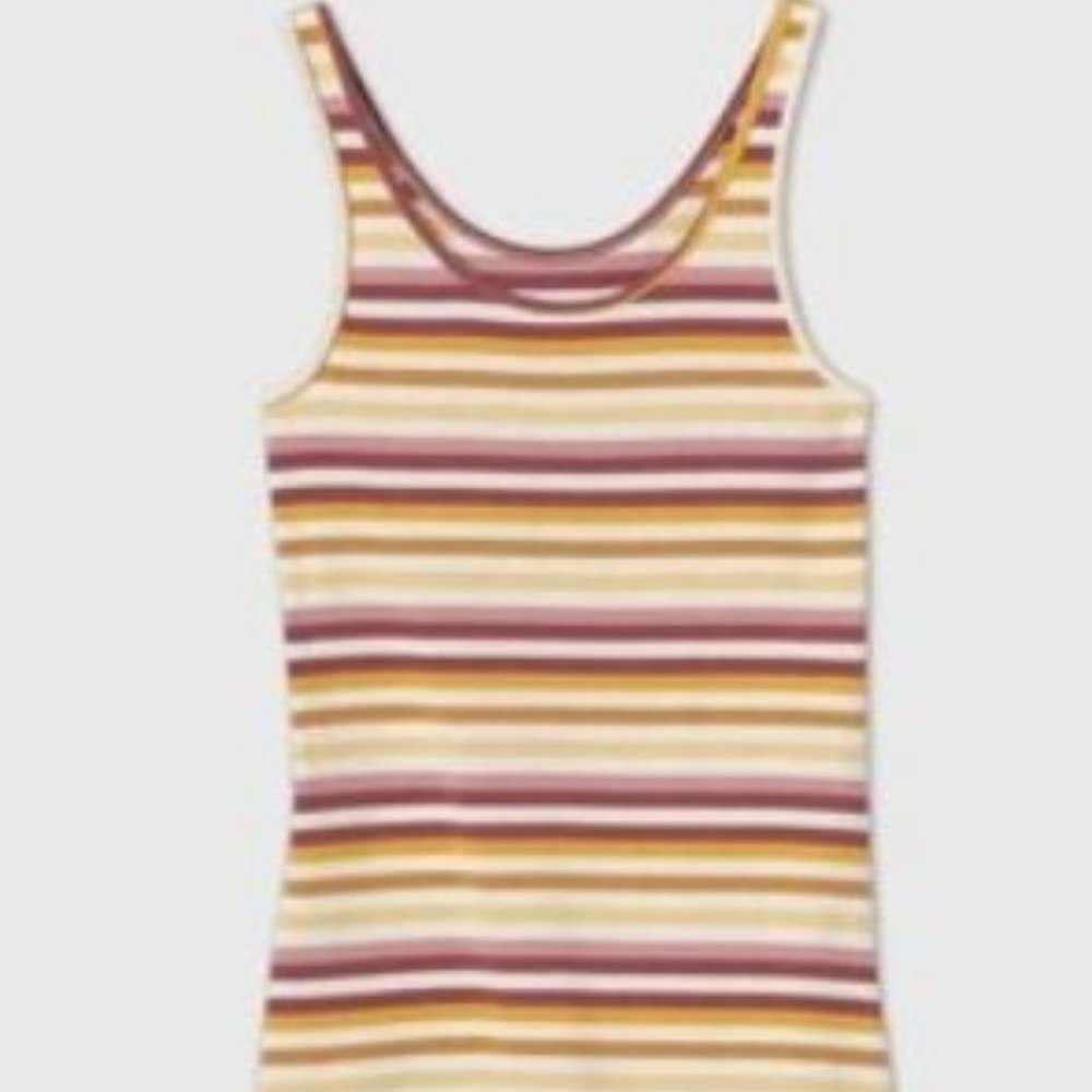 A New Day Tank Top Striped Slim Fit Multicolor